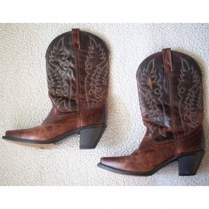 Laredo Women's Brown Leather Boots - Sz. 8.5